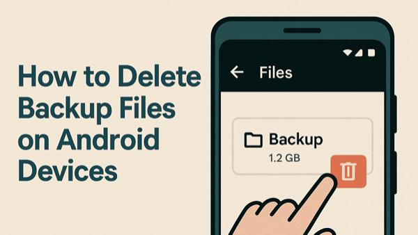 如何轻松删除 Android 设备上的备份文件
