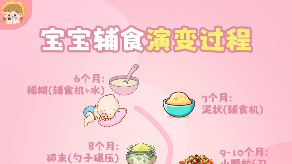 0-3岁宝宝辅食添加顺序