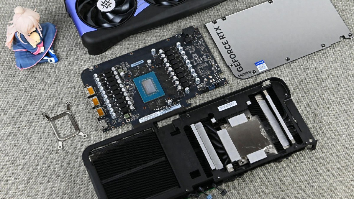 影驰RTX5080星曜NOX OC显卡开箱拆解评测