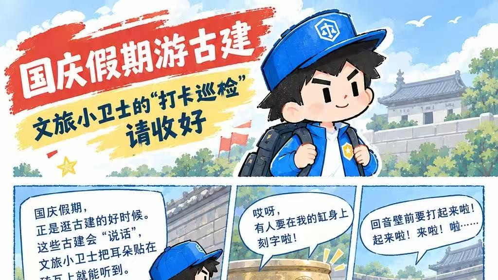 国庆游古建，跟随文旅小卫士打卡学法律