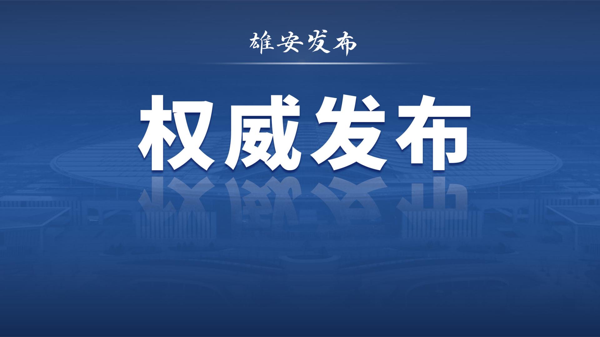 雄安新区召开党工委委员（扩大）会议