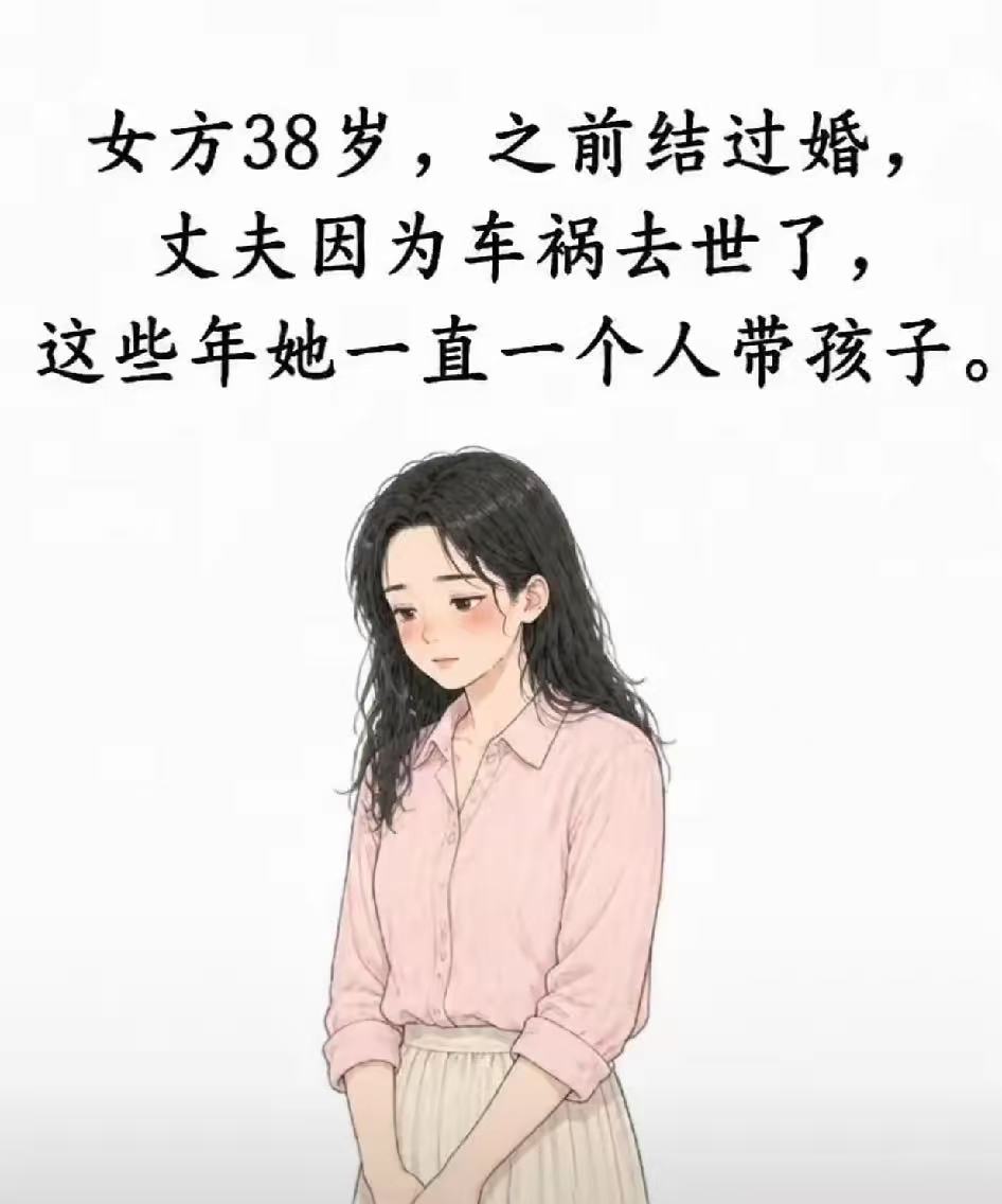 40多岁男子相亲，女方38岁，丧夫带二娃，要求6万6彩礼，而且以后不生孩子，男子
