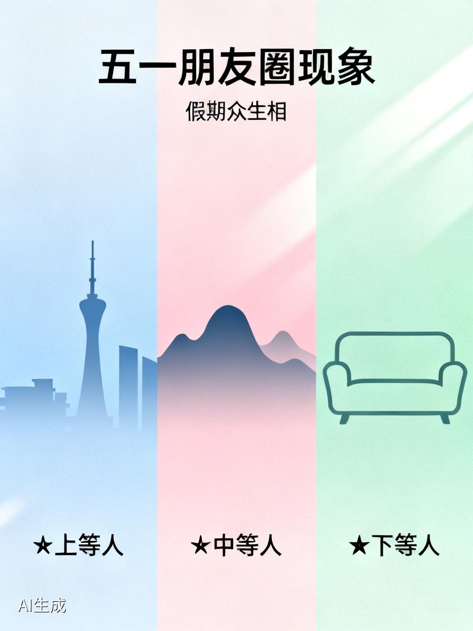 五一有个现象，一到放假就特别明显。