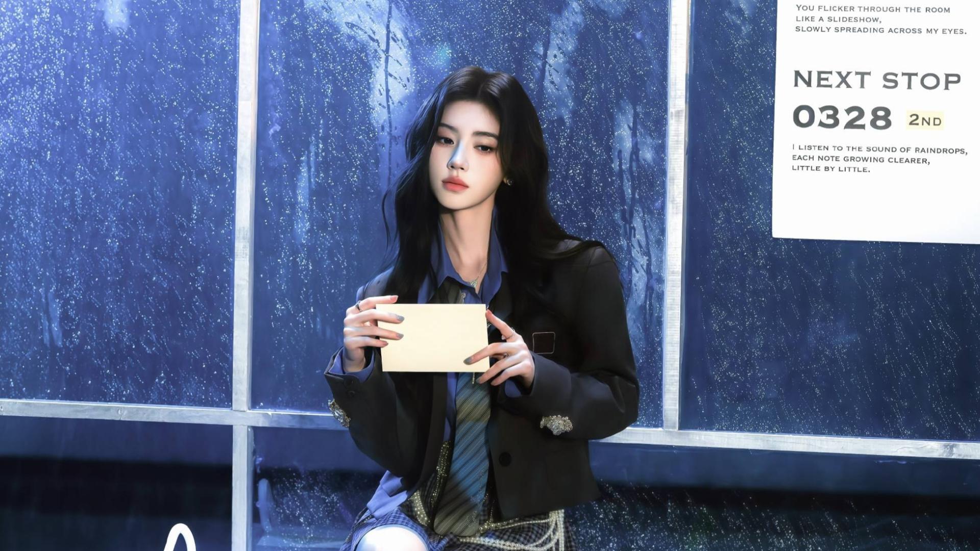 学院风配珍珠腰链，鞠婧祎将颁奖礼变成时尚舞台