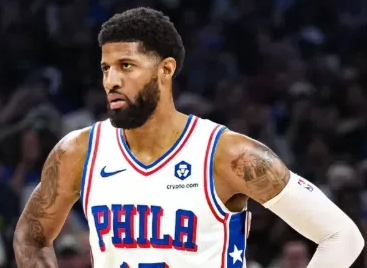 NBA季后赛，76人主帅纳斯接受媒体采访，谈及本场比赛乔治的表现，纳斯表示：
“