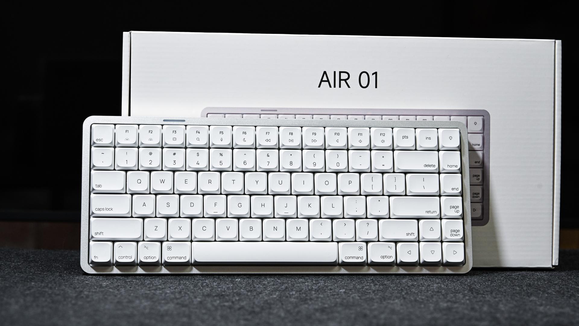 紧凑、铝合金、矮轴：AKKO Air 01舒适高效办公利器