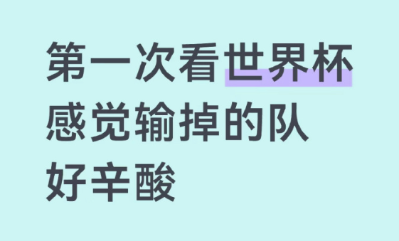 第一次看世界杯感觉输掉的队好心酸