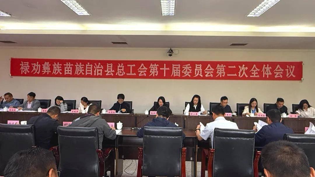 禄劝县总工会第十届委员会第二次全体会议召开