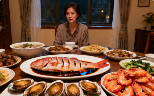 岳母总把我买的海鲜往大姨子家拿，这个月我直接不买了，吃饭时她突然说了一句话，全家人瞬间安静了