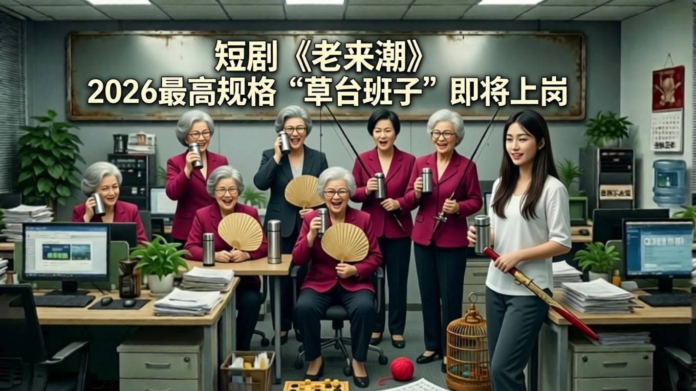 《老来潮》第一季官宣定档 六位退休老人“戏精”创业笑暖人间
