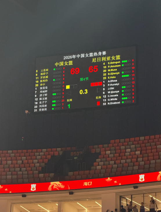 【张子宇关键时刻建功 中国女篮再次险胜尼日利亚】在刚刚结束的一场2026年中国女