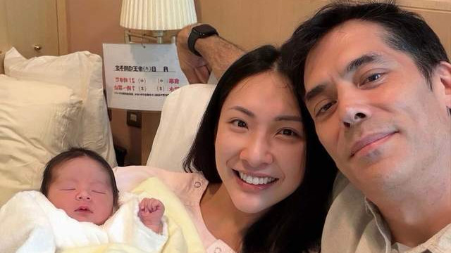恭喜！TVB知名女星在日本剖腹生女，混血宝宝遗传优良基因颜值高