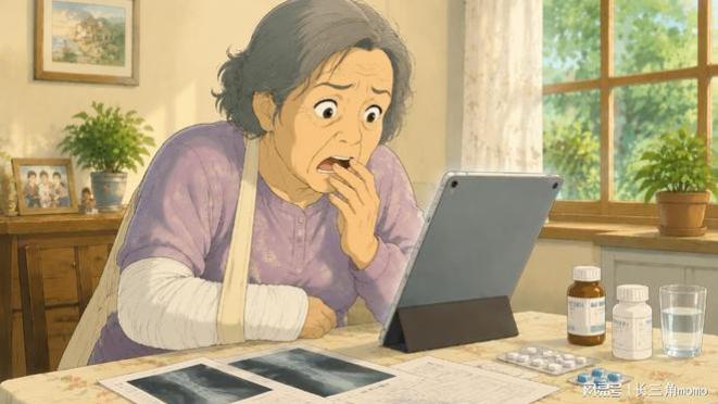 我妈骨折了，用AI自我诊断后觉得命不久矣