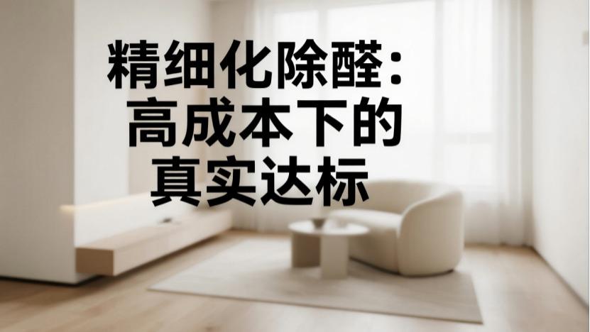 除甲醛公司收费大揭秘：20-80元/平的差价究竟在哪？