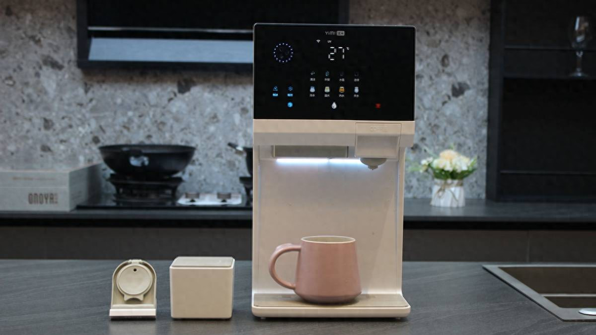 宜米意式咖啡制冰饮水机，咖啡满杯敬自由，小家瞬间变高级