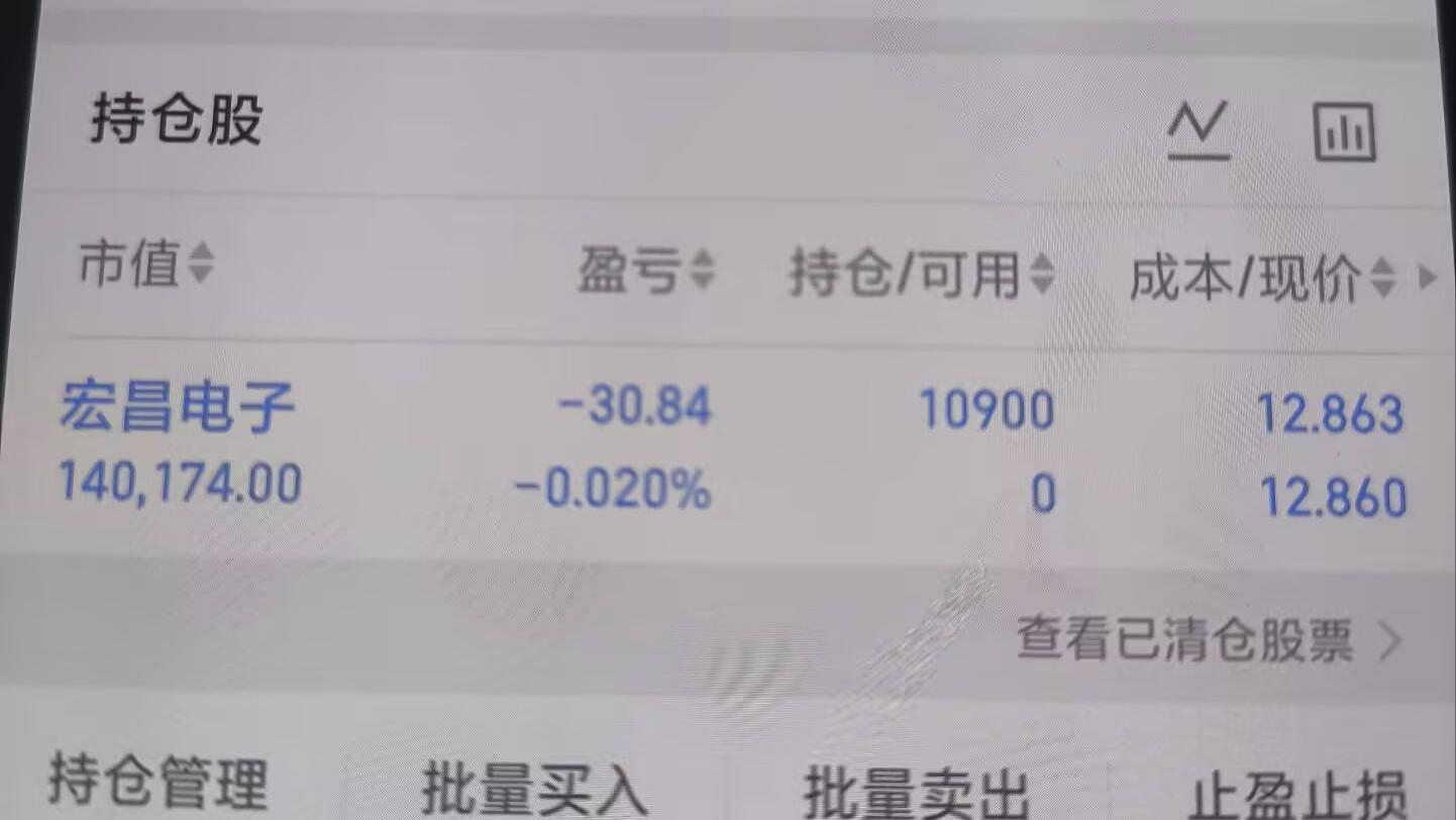 4月14日，宏昌电子。