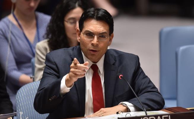 现在终于轮到以色列在联合国控诉了！以色列驻联合国代表达农，在联合国控诉伊朗，声称