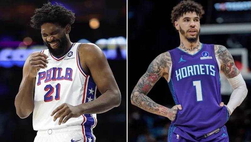 NBA常规赛，76人客场118-114战胜黄蜂。

全场比赛，76人中锋乔尔-恩