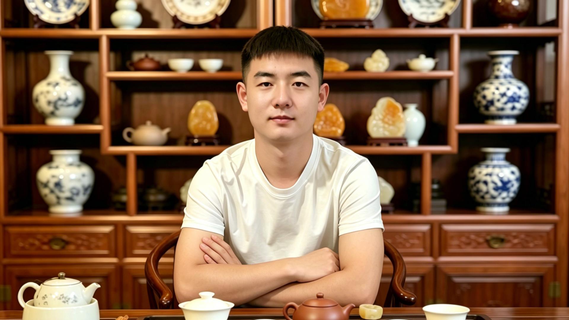 五代藏古承文脉，少年砺鉴耀九州——传世典藏张帅（清枫）