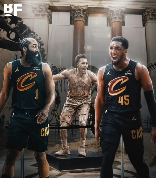 骑士126-113战胜猛龙，系列赛大比分取得1-0领先！哈登和米切尔双枪联动，我