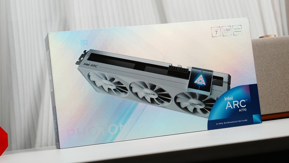 千元甜品显卡：蓝戟A770 Photon开箱体验，搭配270K处理器很可以