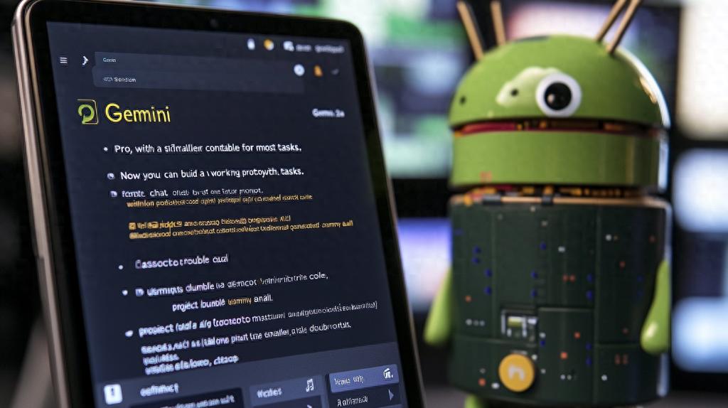 谷歌将Gemini整合进Android Studio Panda 2，通过提示词构建应用