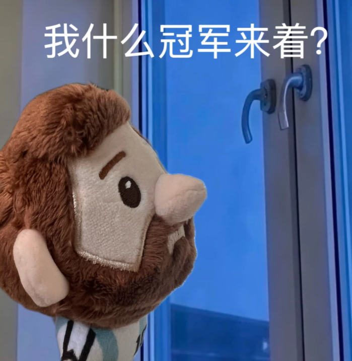 一些梅西努努的负鼠时候，焦躁等比赛中，手背不过去，太可爱了！