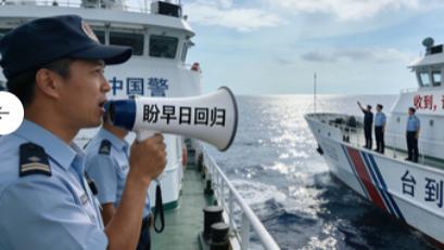 历史性时刻！大陆海警金门执法，台方船只礼貌回应