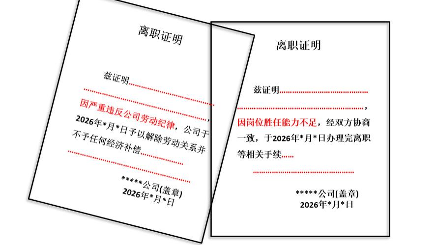 离职证明中可以写明离职原因吗？
