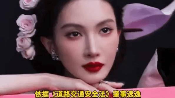 金晨被曝肇事逃逸助理顶包 警方证实认定书属实