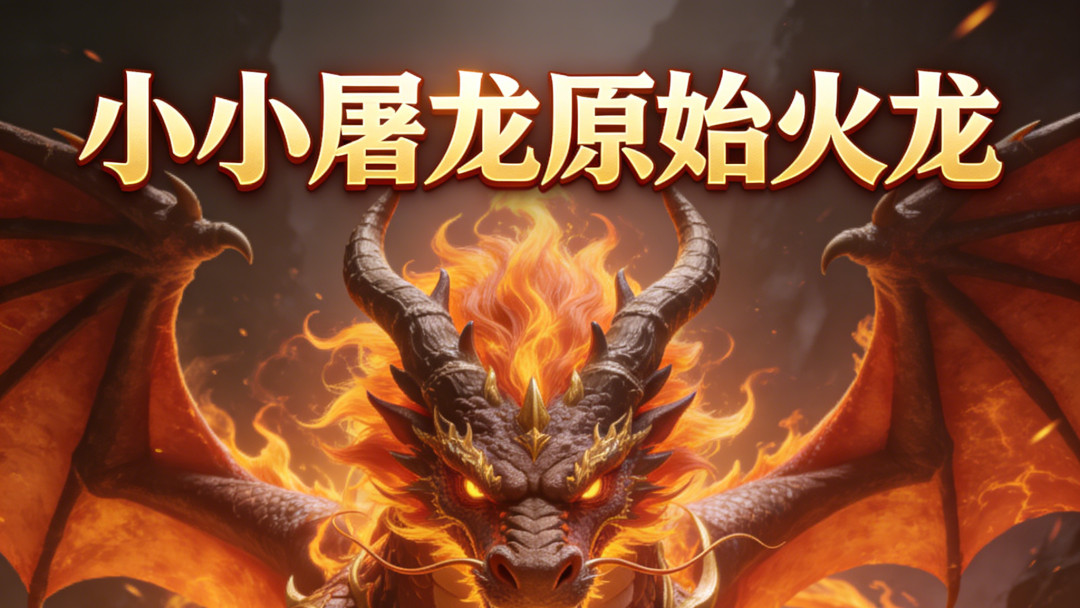 封神！小小屠龙原始火龙：1.80复刻版，散人零氪也能爆终极