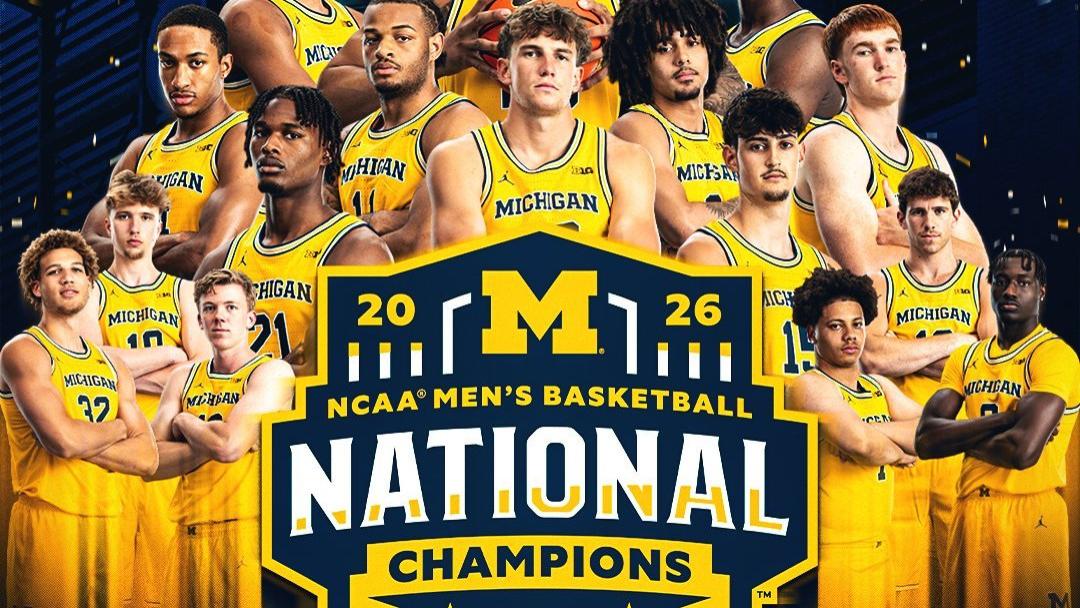 37年等待！密歇根大学击碎康大四年三冠美梦，捧起队史第二座NCAA冠军！