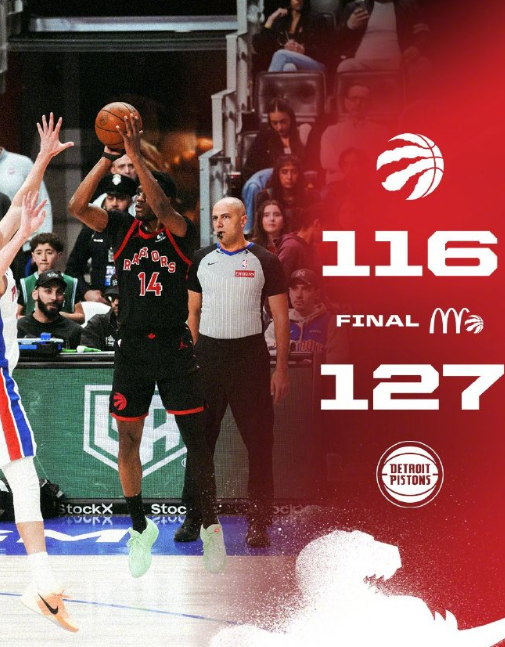 这场猛龙VS活塞输在哪了，我觉得这把主要是被一五挡拆打死了

对方三分太准只是表