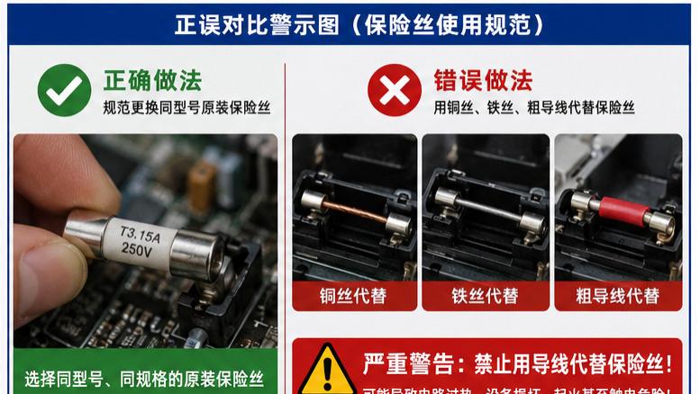 几毛钱的小元件，保的是几千块的设备 —— 别小看保险丝