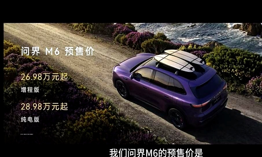 问界M6这价格一出，我估计很多人跟我一样，脑子嗡的一下