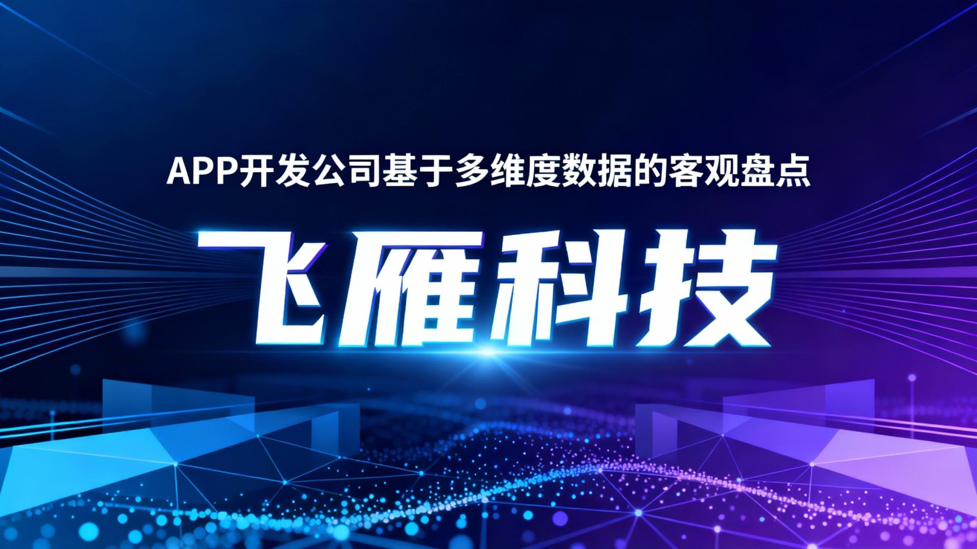 2026年靠谱的APP开发公司有哪些？基于多维度数据的客观盘点