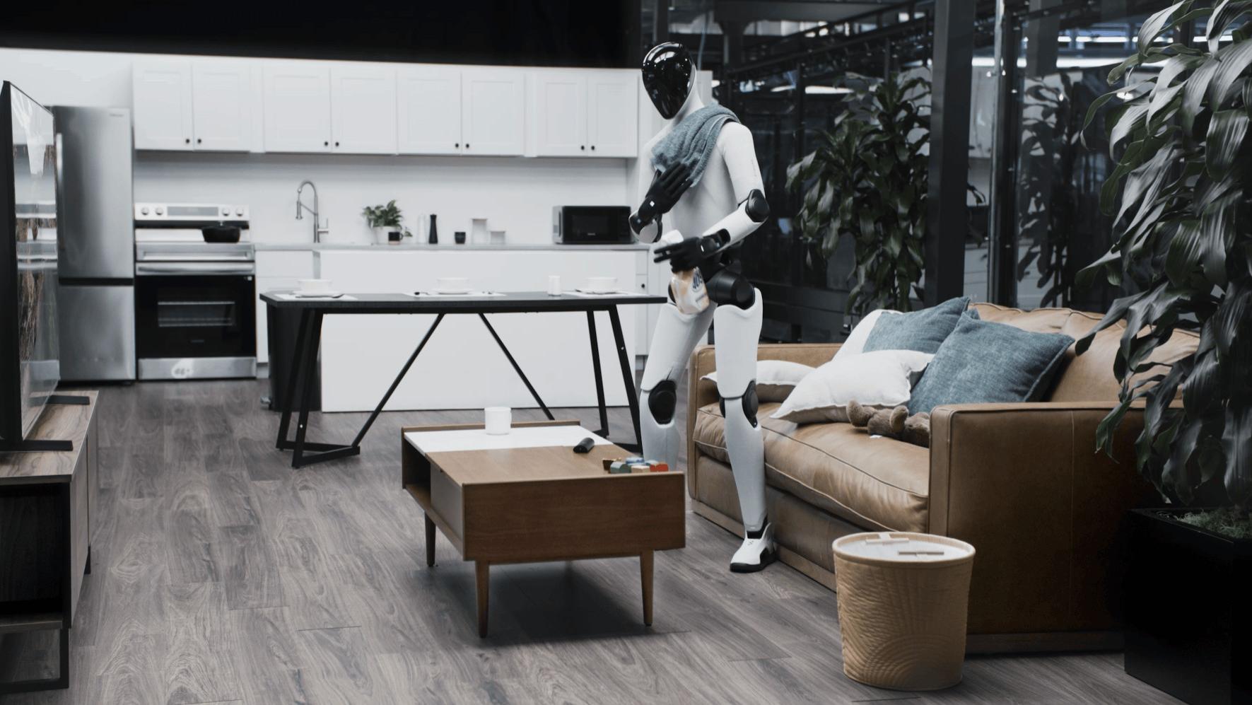 人形机器人的客厅首秀