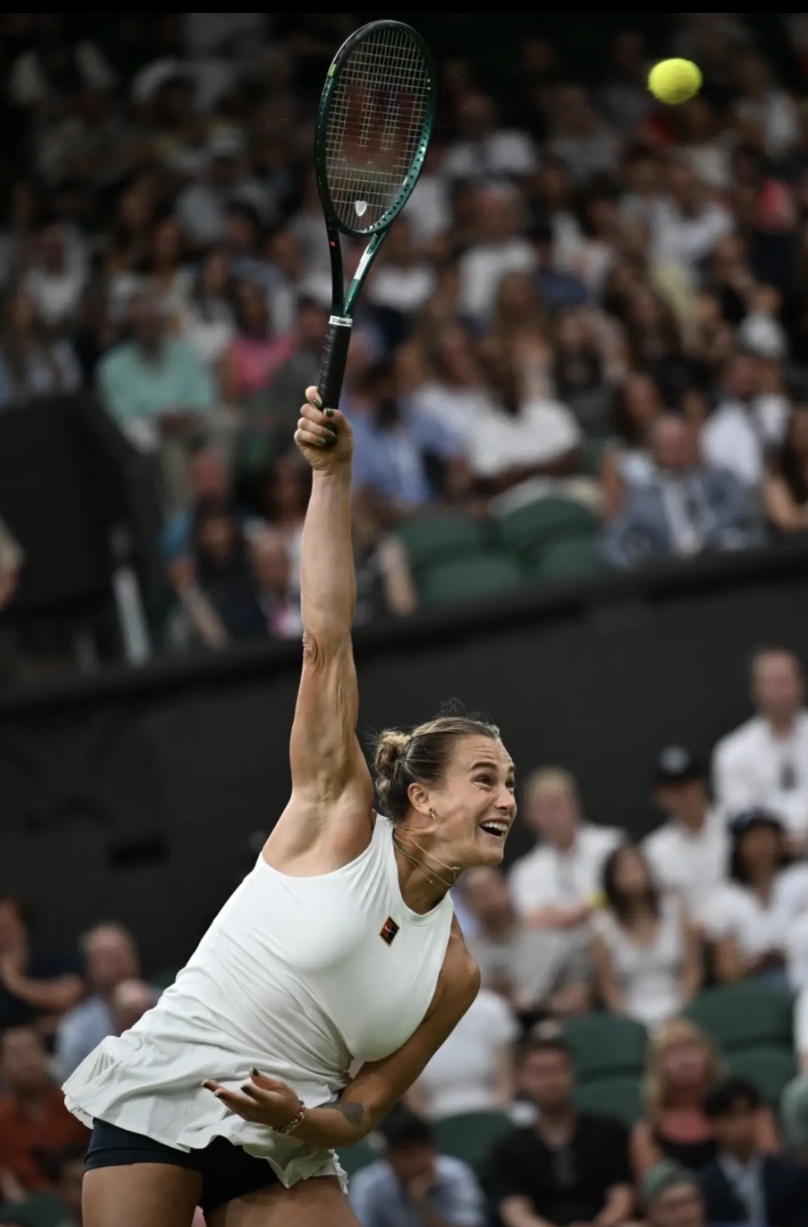 萨巴伦卡跟郑钦文的差距，身高体重上就能看出来，按照拳击来说，差着级别呢。
郑钦文