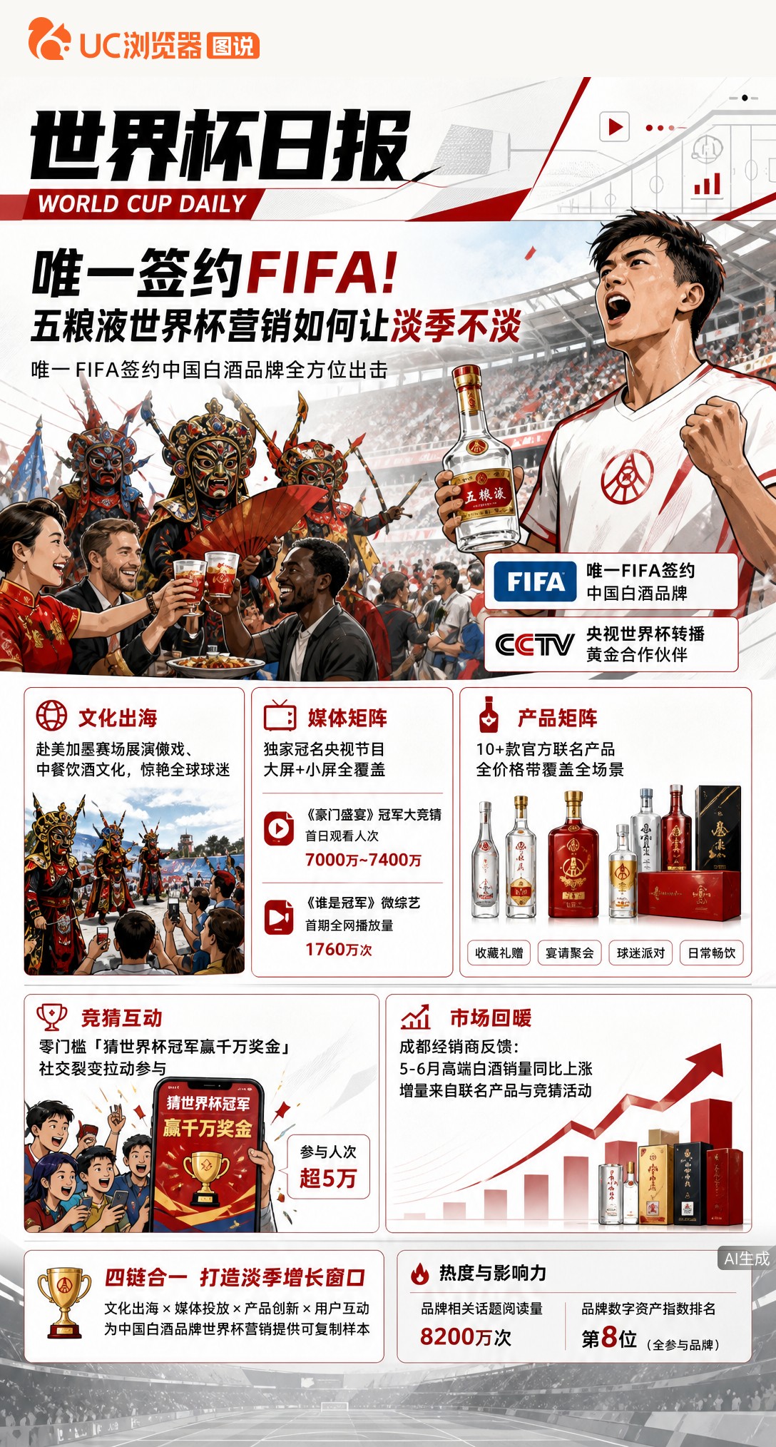 唯一签约FIFA！五粮液世界杯营销如何让淡季不淡
