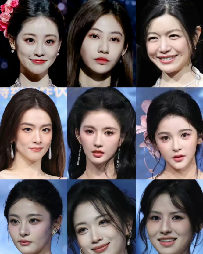 陈妍希虽然看起来老了很多，但是她有一个突出的优点辨识度高