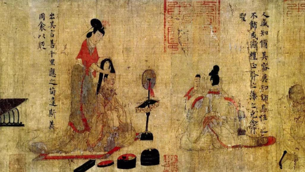 唐墓出土一尊仕女俑，脸上涂了厚厚一层粉——古代女性化妆比现代人狠多了