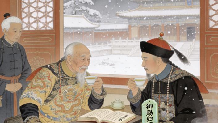 乾隆遇樵夫砍柴，问：为何见朕不跪？樵夫回一番话，此后飞黄腾达