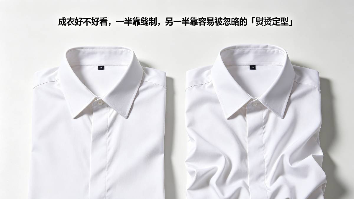 成衣好不好看，一半靠缝制，另一半靠容易被忽略的「熨烫定型」