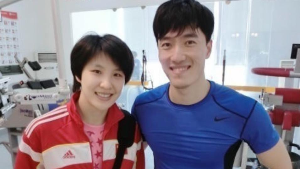 在刘翔身边，这位长相柔和的姑娘，可是周苏红之后最好的跑动接应