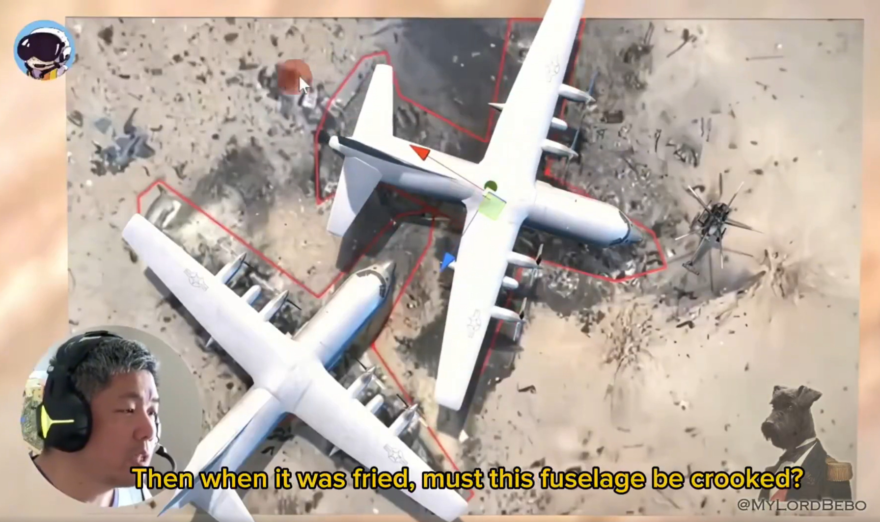 根据残骸拼接，美军在营救第二名飞行员时损失的两架C-130，更像是被伊朗火力击中