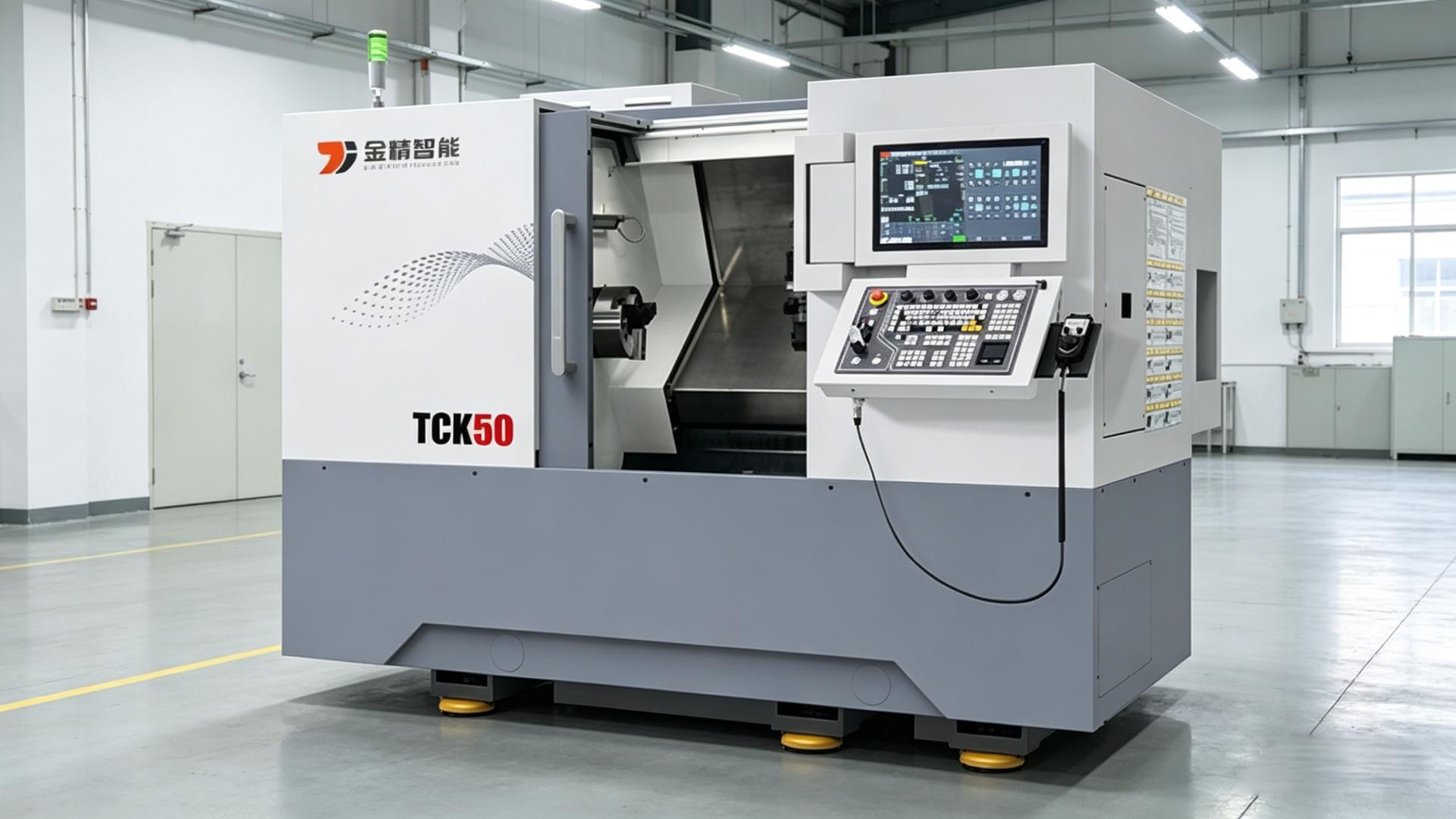 TCK50数控车床：小占地、强切削、高稳定的加工利器