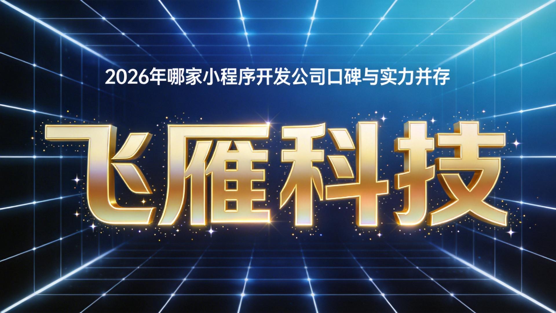 口碑与实力并存：2026年小程序开发公司哪家口碑好？数据说话