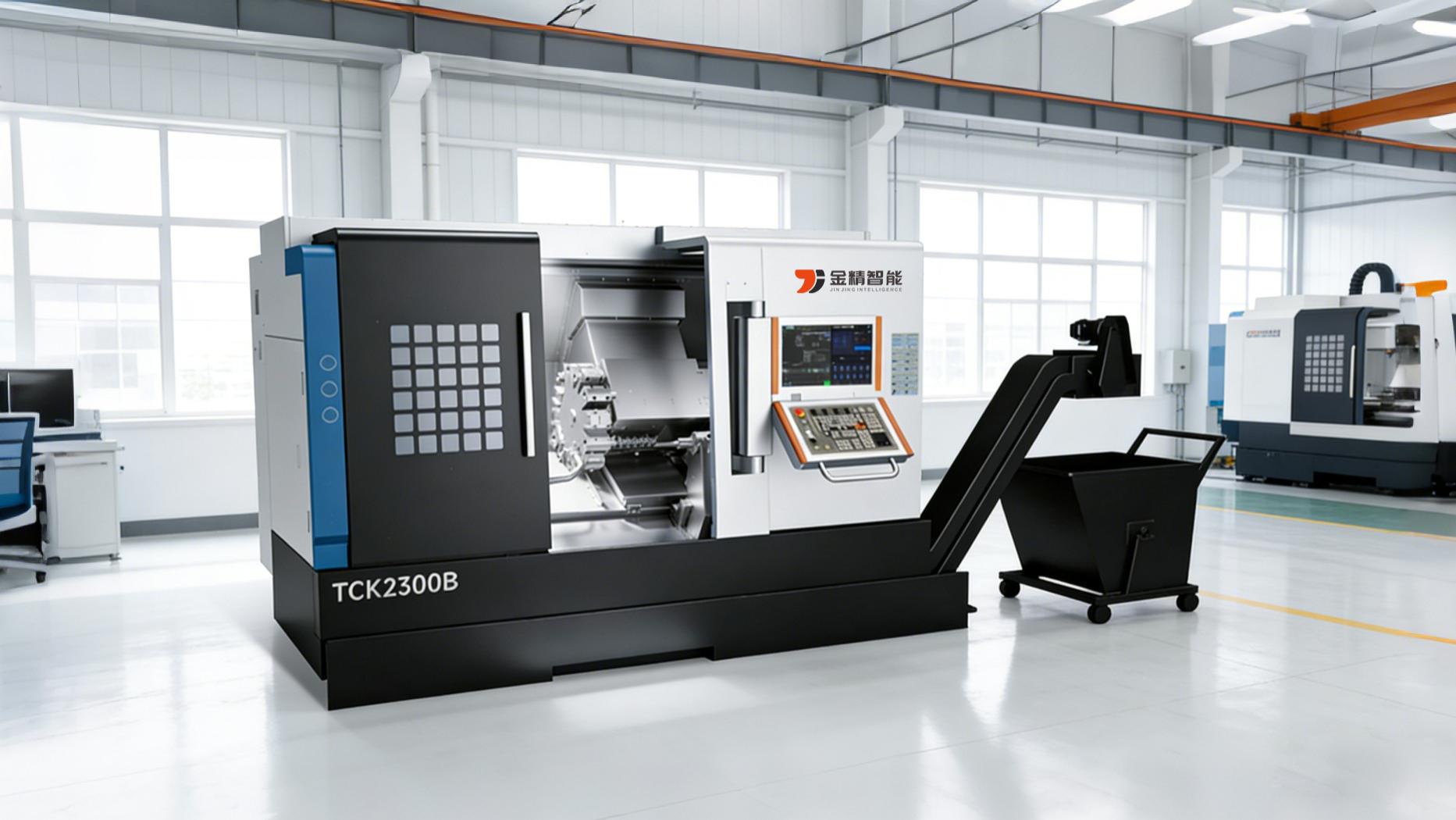 一台机床就是一个产线！TCK2300B全硬轨车铣复合，为何被称为“复杂件克星”？