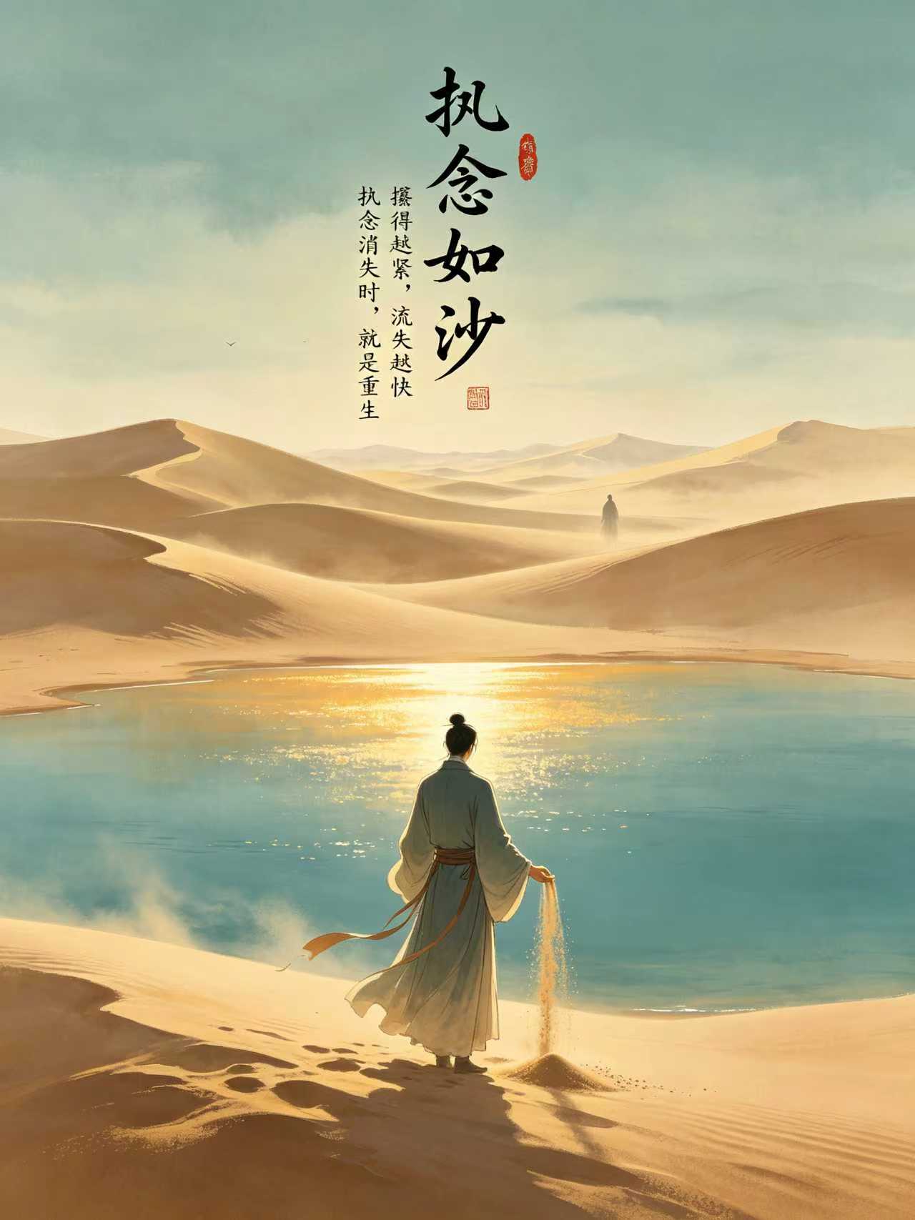 执念消失时， 就是重生
你放不下的，正在一点点把你掏空。
执念如沙，攥得越紧，流