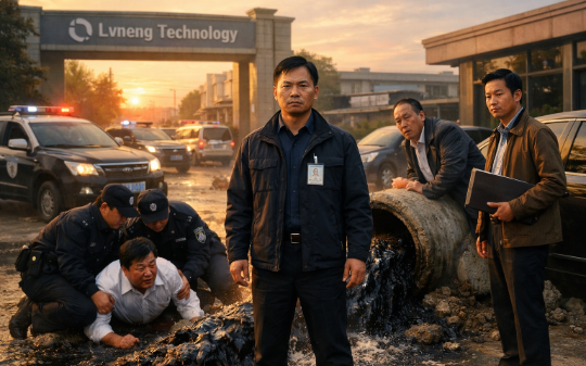 县委书记让我给污染企业捂盖子，我反手给排污口装上直连省厅的监控，督察组一来，天塌了